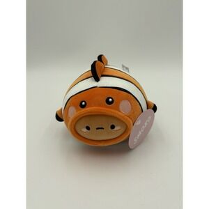 Smoko Tayto Potato Clownfish Plush Figurine 6.5" Kawaii Pusheen Under The Sea
